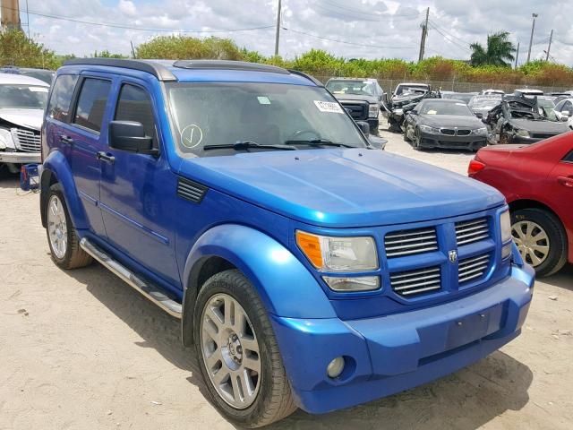 1D8GT58688W101244 - 2008 DODGE NITRO R/T BLUE photo 1