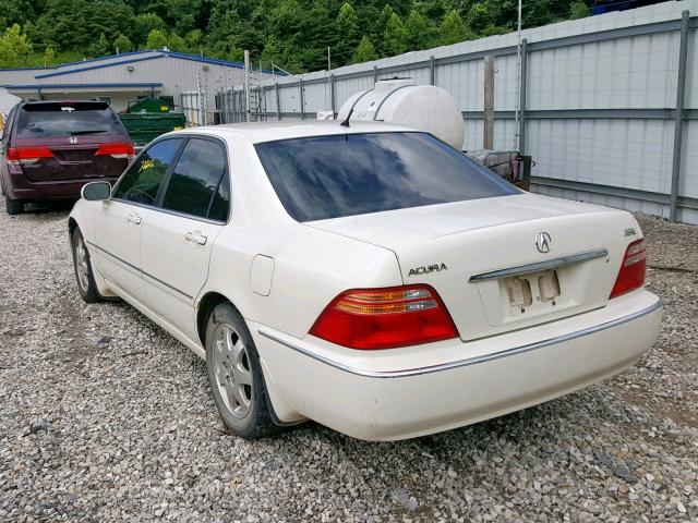 JH4KA96662C006780 - 2002 ACURA 3.5RL WHITE photo 3