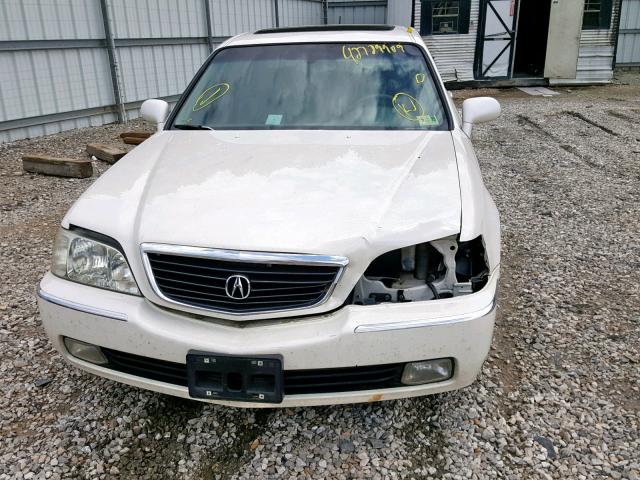 JH4KA96662C006780 - 2002 ACURA 3.5RL WHITE photo 9