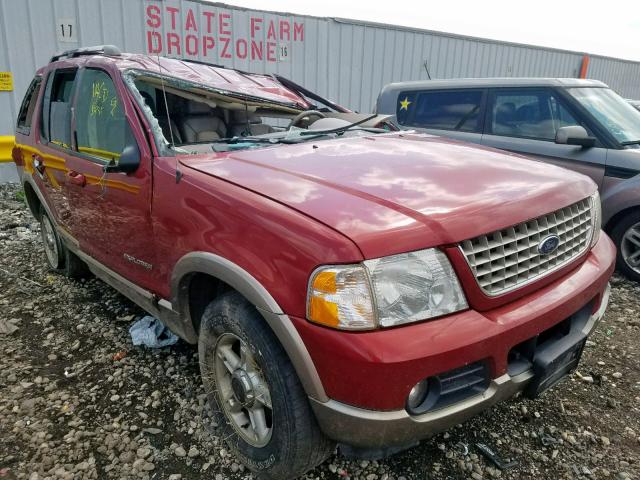 1FMZU74W42ZA53023 - 2002 FORD EXPLORER E MAROON photo 1