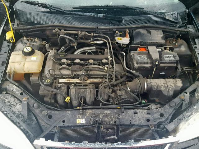 1FAFP34N07W297054 - 2007 FORD FOCUS ZX4 BLACK photo 7