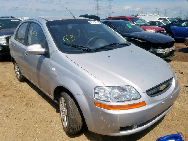KL1TD56676B680557 - 2006 CHEVROLET AVEO BASE Күміс фото 1