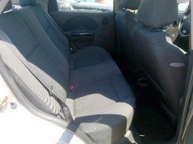 KL1TD56676B680557 - 2006 CHEVROLET AVEO BASE Күміс фото 6