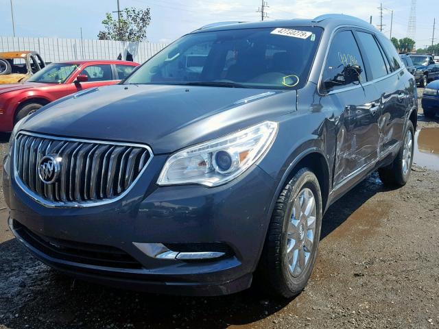 5GAKRCKDXEJ165475 - 2014 BUICK ENCLAVE GRAY photo 2