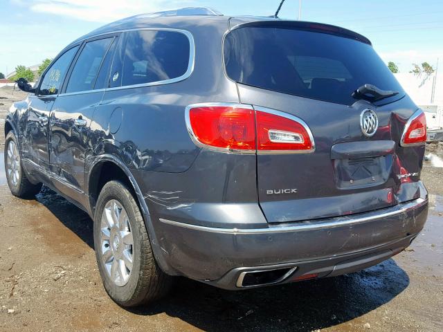 5GAKRCKDXEJ165475 - 2014 BUICK ENCLAVE GRAY photo 3