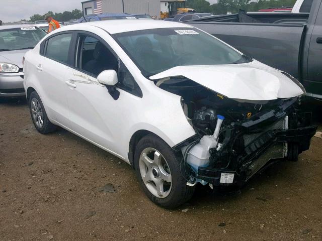 KNADM4A34G6574420 - 2016 KIA RIO LX WHITE photo 1