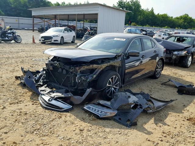 19UUB2F77FA000755 - 2015 ACURA TLX ADVANC GRAY photo 2