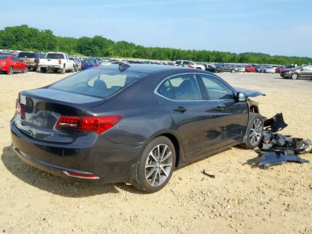 19UUB2F77FA000755 - 2015 ACURA TLX ADVANC GRAY photo 4