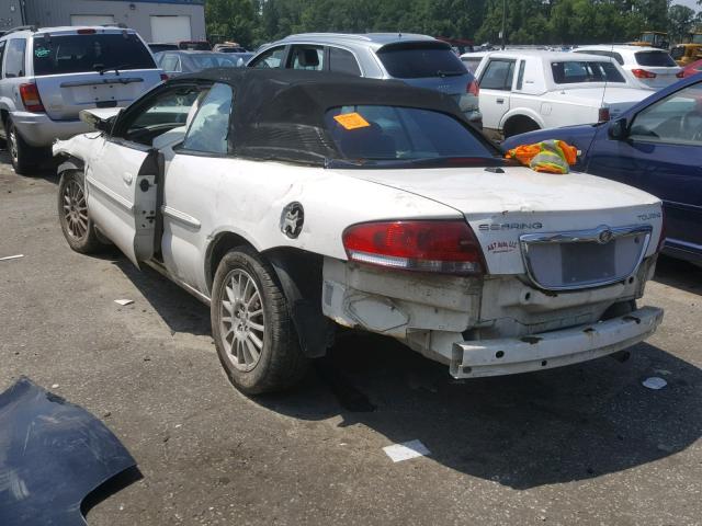 1C3EL55R76N216042 - 2006 CHRYSLER SEBRING TO WHITE photo 3