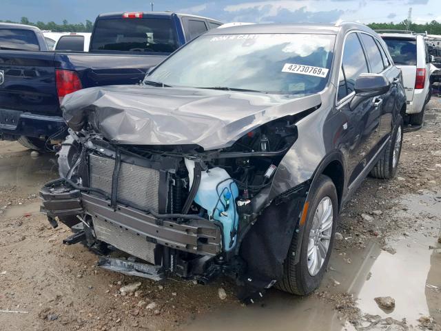 1GYKNARS8KZ154548 - 2019 CADILLAC XT5 GRAY photo 2