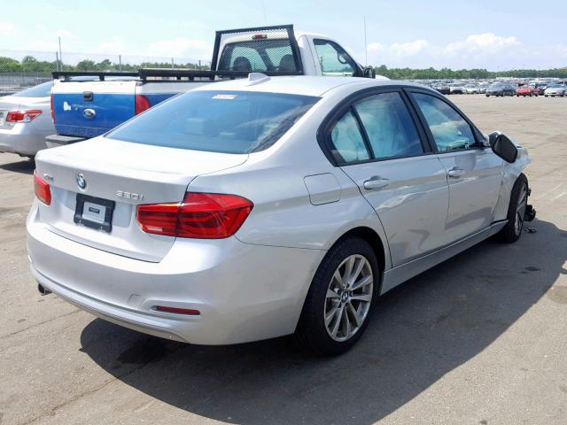 WBA8A3C58JA489457 - 2018 BMW 320 XI SILVER photo 4