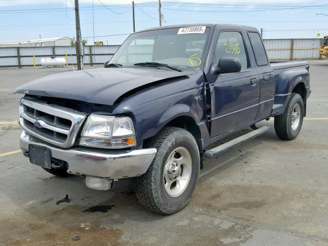 1FTZR15V4XPA51686 - 1999 FORD RANGER SUP BLACK photo 2