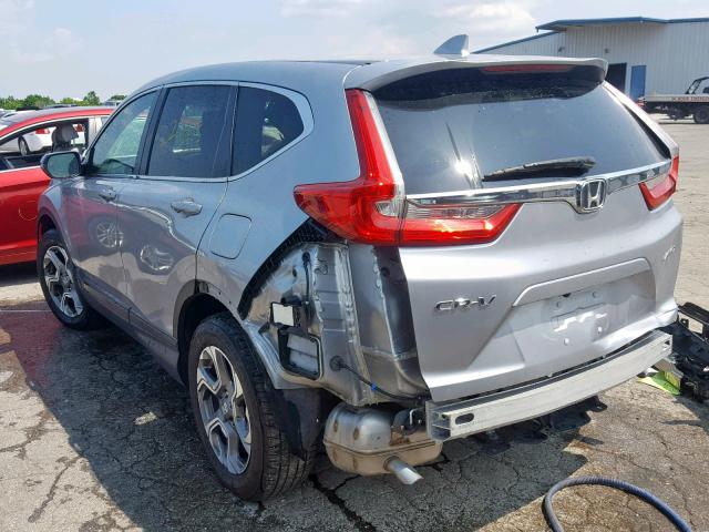 5J6RW2H81HL078142 - 2017 HONDA CR-V EXL GRAY photo 3