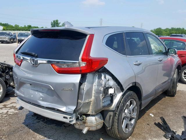 5J6RW2H81HL078142 - 2017 HONDA CR-V EXL GRAY photo 4