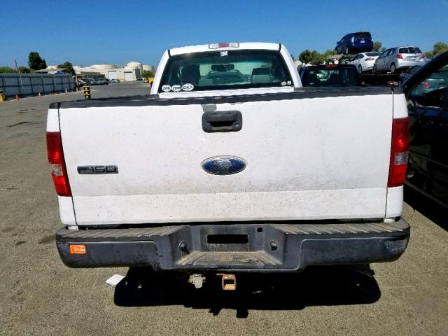 1FTRF12206NB73006 - 2006 FORD F150 WHITE photo 6