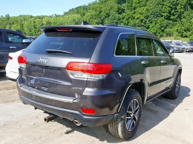 1C4RJFBG2HC712103 - 2017 JEEP GRAND CHER GRAY photo 4