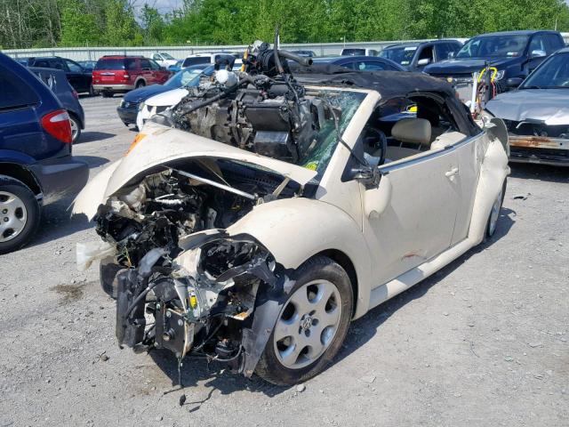 3VWCK21Y63M314256 - 2003 VOLKSWAGEN NEW BEETLE თეთრი ფოტო 2