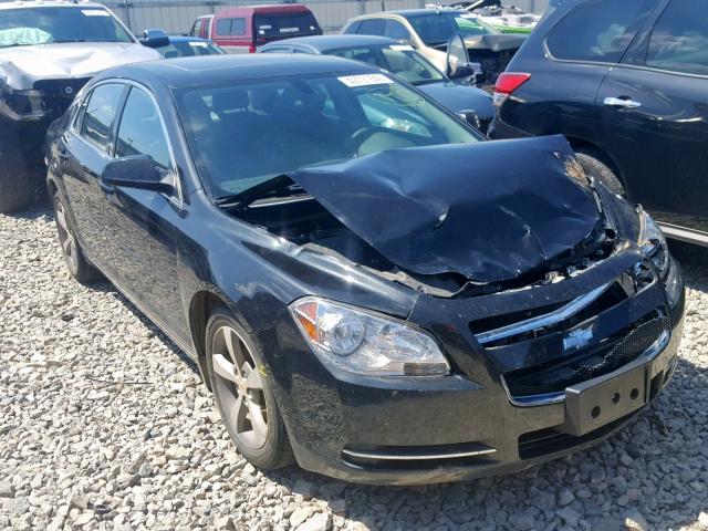 1G1ZC5E17BF383439 - 2011 CHEVROLET MALIBU 1LT BLACK photo 1