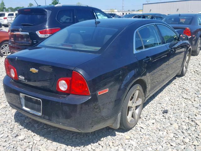 1G1ZC5E17BF383439 - 2011 CHEVROLET MALIBU 1LT BLACK photo 4