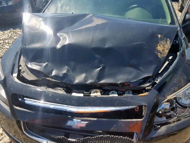 1G1ZC5E17BF383439 - 2011 CHEVROLET MALIBU 1LT BLACK photo 7