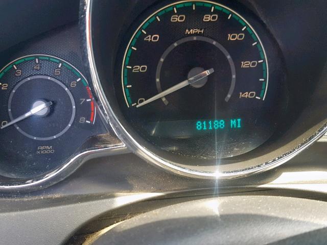 1G1ZC5E17BF383439 - 2011 CHEVROLET MALIBU 1LT BLACK photo 8