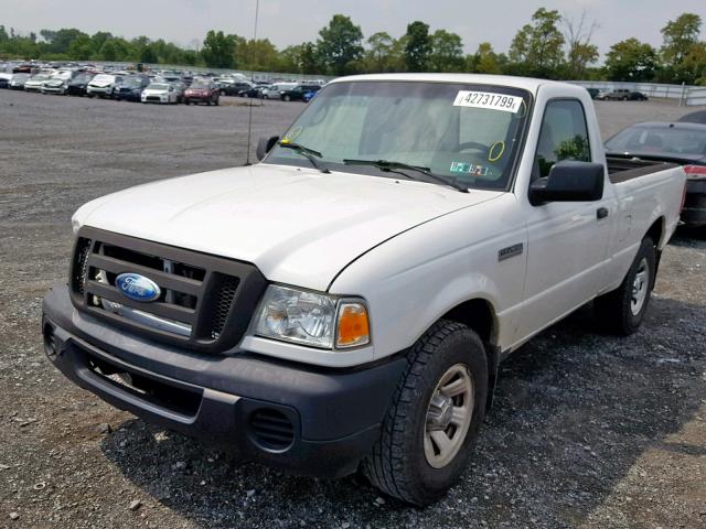 1FTYR10D78PB18423 - 2008 FORD RANGER WHITE photo 2