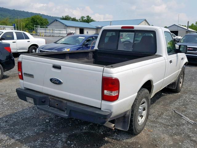 1FTYR10D78PB18423 - 2008 FORD RANGER WHITE photo 4