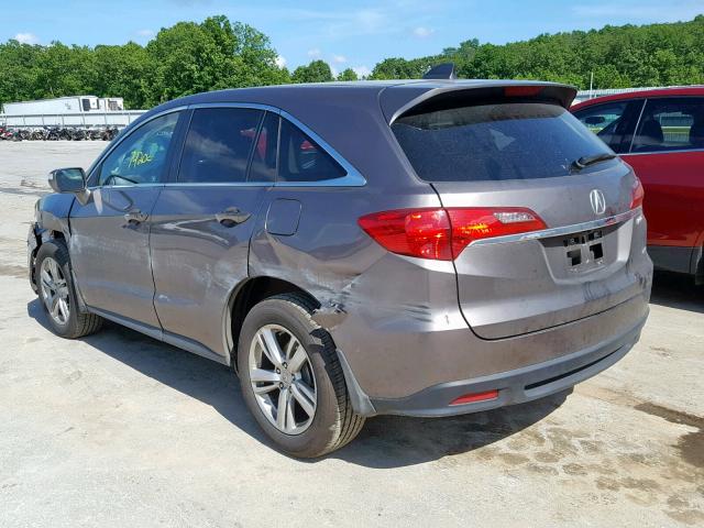 5J8TB4H56DL018751 - 2013 ACURA RDX TECHNO BROWN photo 3