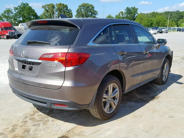 5J8TB4H56DL018751 - 2013 ACURA RDX TECHNO BROWN photo 4