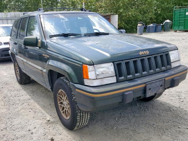 1J4GZ78S2SC516990 - 1995 JEEP GRAND CHER GREEN photo 1