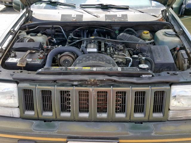 1J4GZ78S2SC516990 - 1995 JEEP GRAND CHER GREEN photo 7