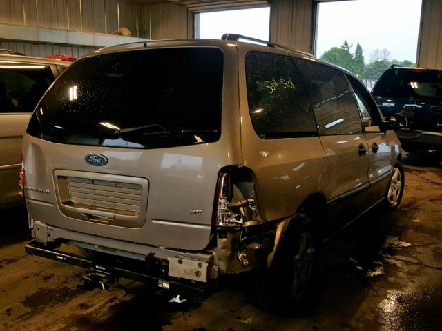 2FMZA51644BA63140 - 2004 FORD FREESTAR S GOLD photo 4