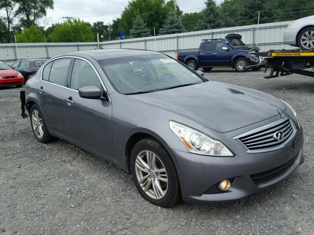 JN1CV6AR5DM751126 - 2013 INFINITI G37 GRAY photo 1