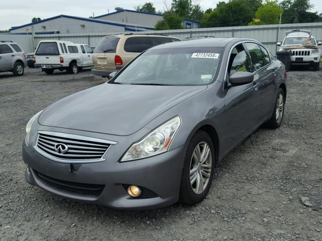 JN1CV6AR5DM751126 - 2013 INFINITI G37 GRAY photo 2