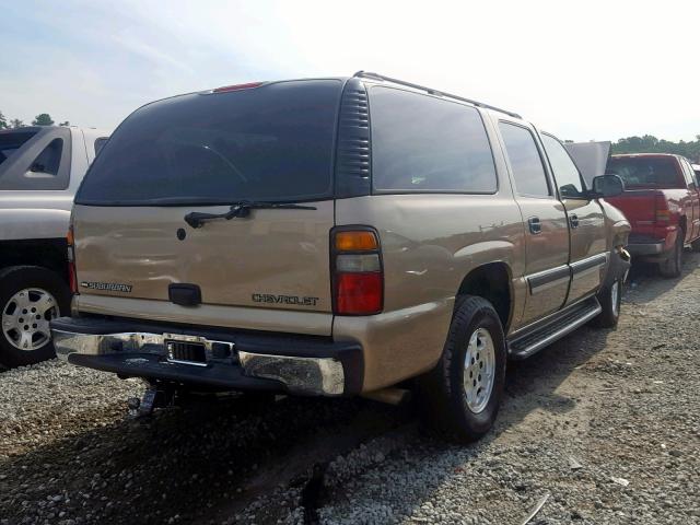 1GNEC16Z85J261197 - 2005 CHEVROLET SUBURBAN C TAN photo 4