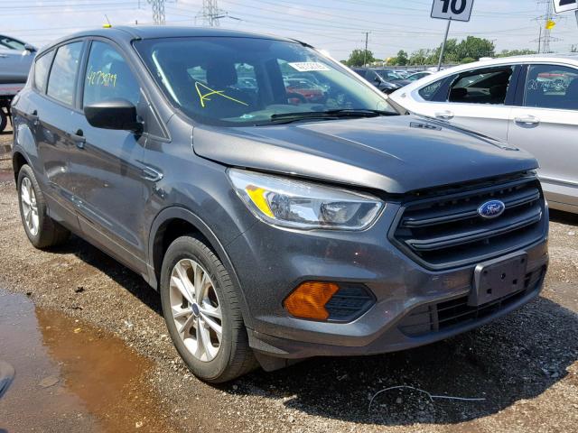 1FMCU0F71HUA21042 - 2017 FORD ESCAPE S GRAY photo 1