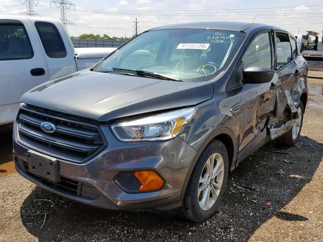 1FMCU0F71HUA21042 - 2017 FORD ESCAPE S GRAY photo 2