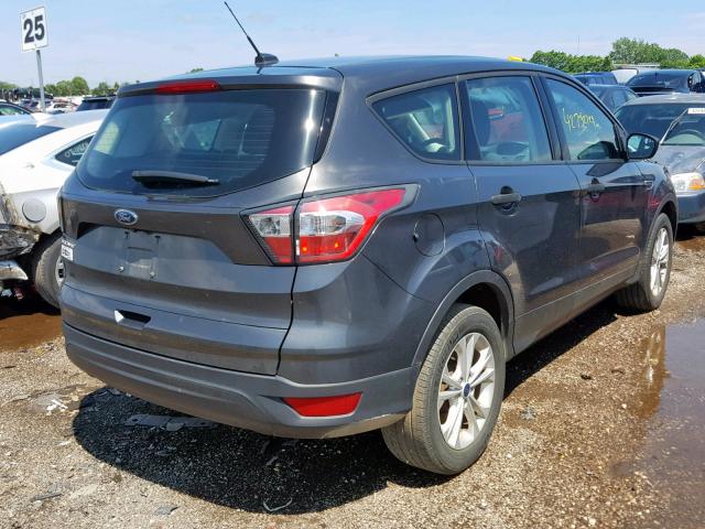 1FMCU0F71HUA21042 - 2017 FORD ESCAPE S GRAY photo 4