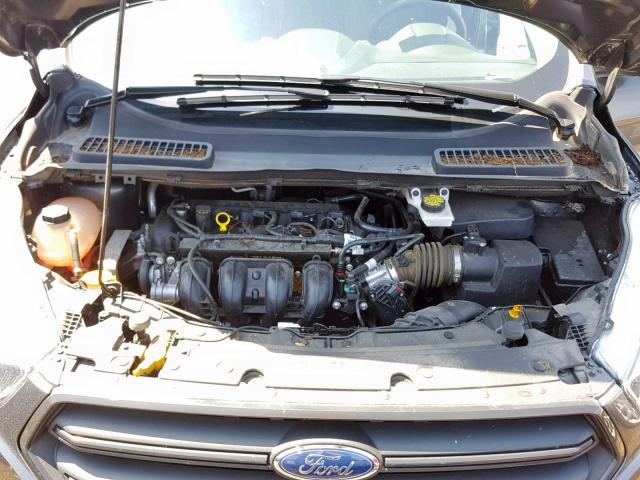 1FMCU0F71HUA21042 - 2017 FORD ESCAPE S GRAY photo 7