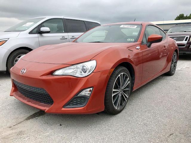 JF1ZNAA19D2705255 - 2013 TOYOTA SCION FR-S ORANGE photo 2