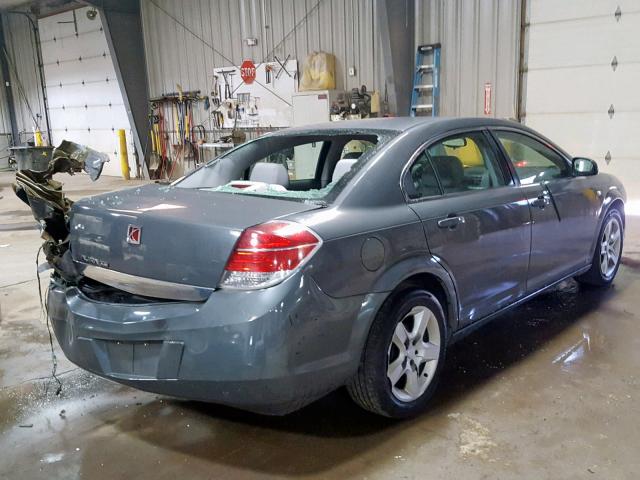 1G8ZS57BX9F130555 - 2009 SATURN AURA XE GRAY photo 4