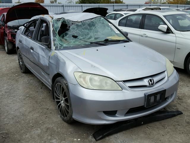 2HGES16305H005730 - 2005 HONDA CIVIC DX V GRAY photo 1