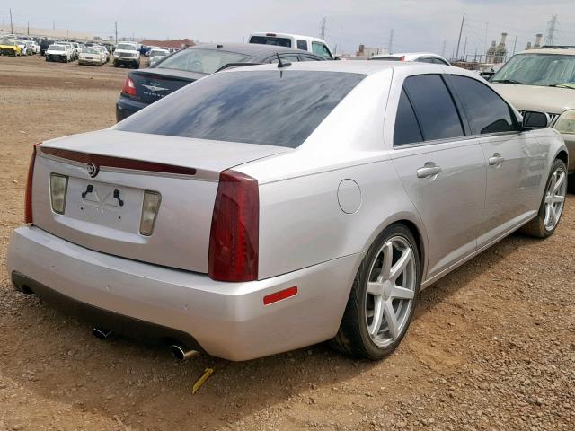 1G6DW677150159335 - 2005 CADILLAC STS SILVER photo 4