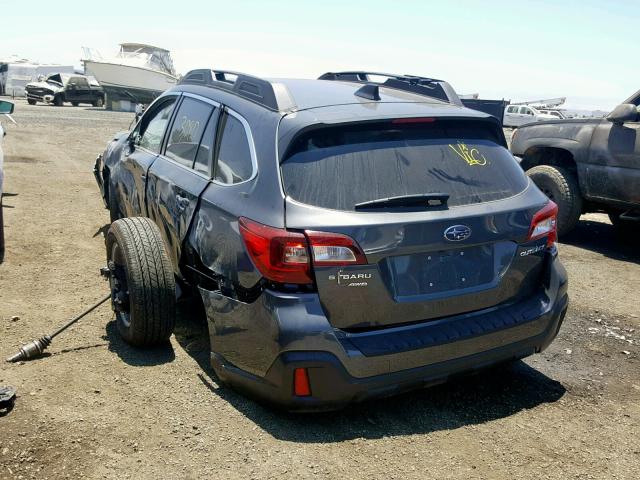 4S4BSAHC0K3252951 - 2019 SUBARU OUTBACK 2. GRAY photo 3