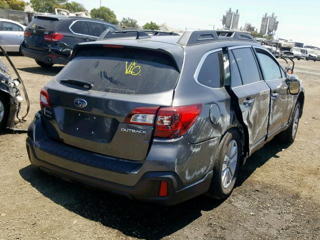 4S4BSAHC0K3252951 - 2019 SUBARU OUTBACK 2. GRAY photo 4