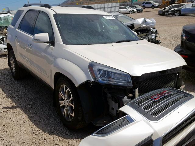 1GKKVRKD2EJ221538 - 2014 GMC ACADIA SLT WHITE photo 1