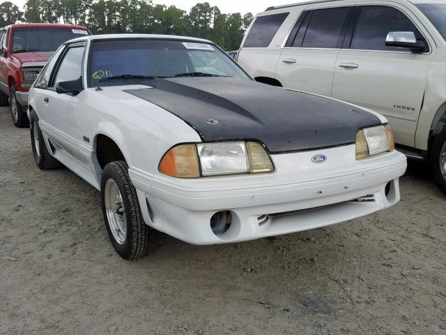 1FACP42E9MF127394 - 1991 FORD MUSTANG GT WHITE photo 1