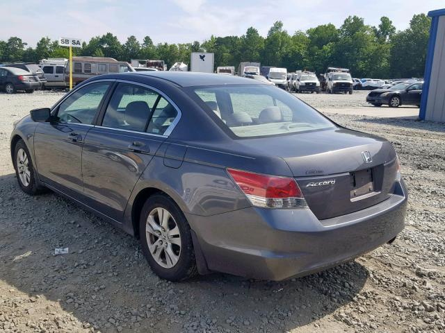 1HGCP26438A016750 - 2008 HONDA ACCORD LXP GRAY photo 3