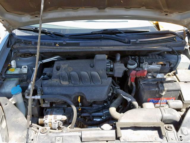 3N1AB6AP3CL745512 - 2012 NISSAN SENTRA 2.0 SILVER photo 7