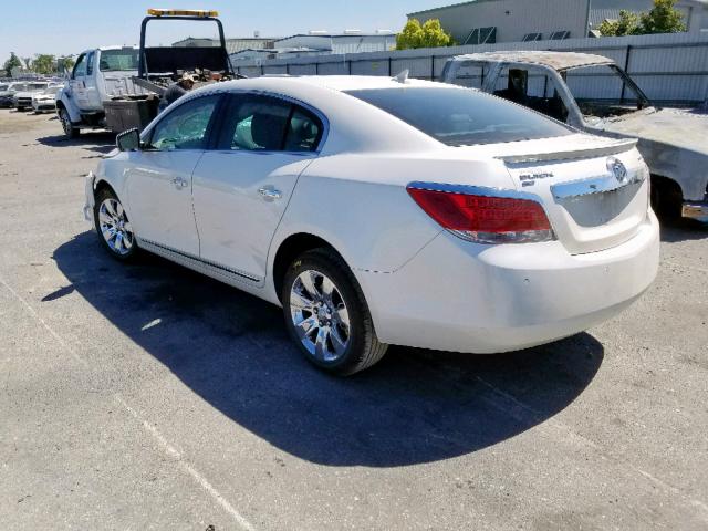 1G4GD5GD1BF290141 - 2011 BUICK LACROSSE C WHITE photo 3